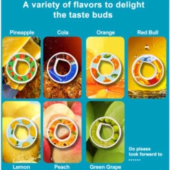 Air Up Water Bottle Flavor Pod Pack, Scented Airup Bottle Flavor Pods For Water Flavor, Safe Airtight Pod Pack With Fruit Flavor, 0 Sugar And Calories (C Peach Flavor) -Smart Home Appliance Store 100284353 4