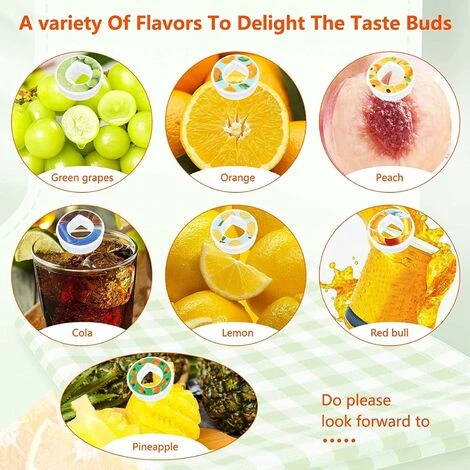 Air Up Water Bottle Flavor Pod Pack, Scented Airup Bottle Flavor Pods For Water Flavor, Safe Airtight Pod Pack With Fruit Flavor, 0 Sugar And Calories (F-Lemon Flavor) 4 Air Up Water Bottle Flavor Pod Pack, Scented Airup Bottle Flavor Pods For Water Flavor, Safe Airtight Pod Pack With Fruit Flavor, 0 Sugar And Calories (F-Lemon Flavor) - Image 2