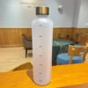 Water Bottle 1 Liter Frosted White Gold - Leak-proof, Suitable For Soft Drink Recall - Sports Water Bottle -Smart Home Appliance Store 100284783 1