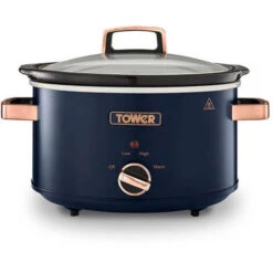 Tower Cavaletto 3.5 Litre Slow Cooker Midnight Blue
