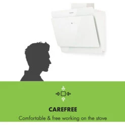 Klarstein Klarstein Aurica 60 Cooker Hood 60cm 600 M³/h LED Touch Glass White 10 Klarstein Klarstein Aurica 60 Cooker Hood 60cm 600 M³/h LED Touch Glass White -Smart Home Appliance Store 22969682 4