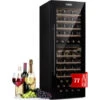 Klarstein Barossa 77 Duo Wine Fridge 2 Zones 191 L 77 Bottles Touch LED Black -Smart Home Appliance Store 22969790 1