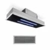 Klarstein High Line Ceiling Hood 90cm 410 M3 / H 75W 3 Steps Remote Control Black -Smart Home Appliance Store 22969846 1