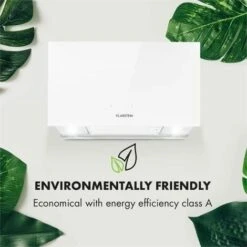 Klarstein Kronleuchter L Island Exhaust Hood 60cm Exhaust Air: 590m³ / H LED Touch White -Smart Home Appliance Store 22969886 3