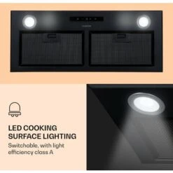 Klarstein Paolo Cooker Hood Built-in 72 Cm EEC: A 593 M³/h LED Touch -Smart Home Appliance Store 22970442 3