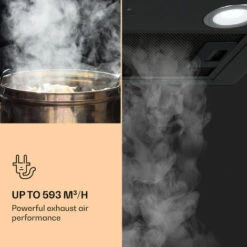 Klarstein Paolo Cooker Hood Built-in 52 Cm EEC: A 593 M³/h LED Touch -Smart Home Appliance Store 22970446 4