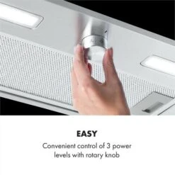 Klarstein Simplica Extractor Hood Recessed 52cm Exhaust Air: 400 M³ / H LED Stainless Steel -Smart Home Appliance Store 22970639 4