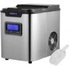 AREBOS Ice Cube Maker 12 Kg / 24 H 10-15 Minutes Production Time 3 Ice Cube Sizes -Smart Home Appliance Store 28598421 1