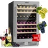 Klarstein Vinovilla 79 Built-In Duo Two-Zone Wine Fridge 190l 79 Bottles 3-Ply Glass Door -Smart Home Appliance Store 33503003 1