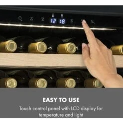 Klarstein Vinovilla 79 Built-In Duo Two-Zone Wine Fridge 190l 79 Bottles 3-Ply Glass Door -Smart Home Appliance Store 33503003 5