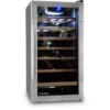 Klarstein Vinamour 26 Uno Wine Refrigerator 26 Bottles 88 Litres Stainless Steel LED -Smart Home Appliance Store 33503294 1