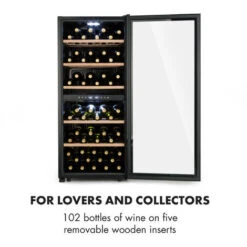 Klarstein Barossa 102 Duo Wine Refrigerator 102 Bottles 226 Litres 2 Zones Touch Control -Smart Home Appliance Store 33503304 3