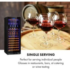 Klarstein First Class 84 Wine Cooler 4 Dispensers 84 Bottles 5-22 ° C Black 9 Klarstein First Class 84 Wine Cooler 4 Dispensers 84 Bottles 5-22 ° C Black -Smart Home Appliance Store 33503305 3