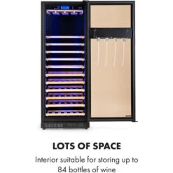 Klarstein First Class 84 Wine Cooler 4 Dispensers 84 Bottles 5-22 ° C Black 11 Klarstein First Class 84 Wine Cooler 4 Dispensers 84 Bottles 5-22 ° C Black -Smart Home Appliance Store 33503305 5