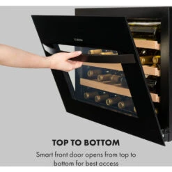 Klarstein Vinsider 24 Built-In Uno Wine Refrigerator Built-in 1 Zone 24 Bottles -Smart Home Appliance Store 33503384 3