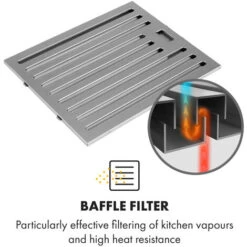 Klarstein Purista Americana, Extractor Hood, Baffle Filter, 306 M³ / H -Smart Home Appliance Store 33504423 3