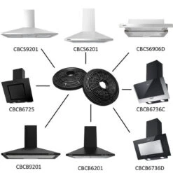 CIARRA CP100 Carbon Filter (2PCS) - Accessories For CIARRA Extractor Hood -Smart Home Appliance Store 36409493 3