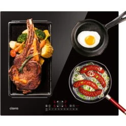 CIARRA Built-in 4 Zones Induction Hob, Integrated Electric Cooktop With 1 Flex Zone 7200W-CD4BFBIH