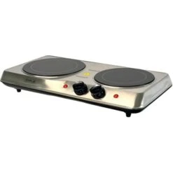 Oypla 2000W Ceramic Portable Infrared Electric Double Hot Plate Hob