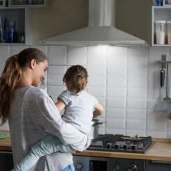 CIARRA 90cm Cooker Hood 2pcs Carbon Filters Class A 370m3/h Stainless Steel Chimney Hood -201SS90 -Smart Home Appliance Store 42185727 4