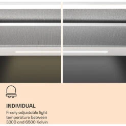 Klarstein Mariana Neo 60, Flat Screen Bonnet, 60cm, 640 M³/h, Exhaust Air, LED -Smart Home Appliance Store 42770280 3