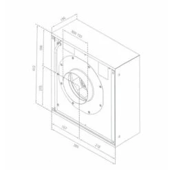 Gemini 100 X 70cm Ceiling Hood With External Motor 8 Gemini 100 X 70cm Ceiling Hood With External Motor -Smart Home Appliance Store 49134484 3