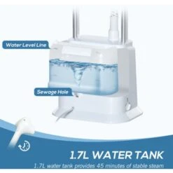 HOMCOM Upright Garment Clothes Steamer W/ 6 Steam Setting 1.7L Water Tank -Smart Home Appliance Store 50316081 4