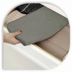 No Name Non-slip Mat For Coffee Maker - Venteo - Grey/Turquoise Blue - Adult - Ultra Absorbent And Machine Washable - Dimension 26x42cm -Smart Home Appliance Store 50410839 5