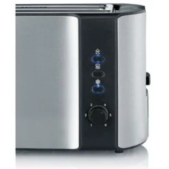 Severin AT2590 4 Slice Long Slot Stainless Steel Toaster 1400W -Smart Home Appliance Store 51208482 4