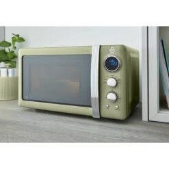 Swan Retro 800W LED Digital Microwave Green -Smart Home Appliance Store 53434704 3