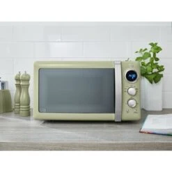 Swan Retro 800W LED Digital Microwave Green -Smart Home Appliance Store 53434704 4