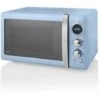 Swan Retro 800W LED Digital Microwave Blue -Smart Home Appliance Store 53434762 1