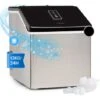 Klarstein Clearcube Ice Cube Machine Clear Ice 13kg / 24h Stainless Steel Black -Smart Home Appliance Store 53487522 1