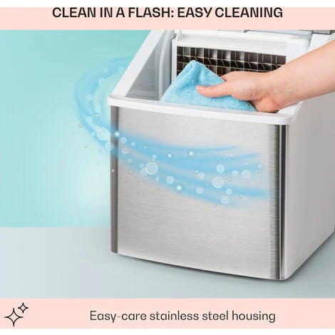 Klarstein Clearcube Ice Cube Machine Clear Ice 13kg / 24h Stainless Steel Black 7 Klarstein Clearcube Ice Cube Machine Clear Ice 13kg / 24h Stainless Steel Black - Image 5