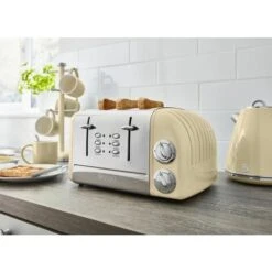 Swan 4 Slice Retro Toaster - Cream -Smart Home Appliance Store 54673985 3