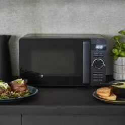 Swan Stealth 20L LED Matt Black Microwave -Smart Home Appliance Store 54673988 3