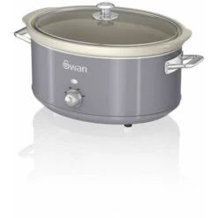 Swan 6.5L Slow Cooker Retro Grey