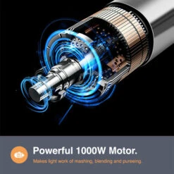 VonShef Electric Potato Masher & Hand Blender 1000W - 2 In 1 Immersion Blender With Potato Masher Attachment – Perfect For Blending & Mashing Potatoes, Baby Food And Vegetables -Smart Home Appliance Store 54924473 5