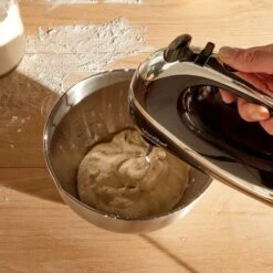 VonShef Professional 300W Hand Mixer, Black, Includes Chrome Beaters, Dough Hooks, Balloon Whisk + 5 Speed With Turbo Button -Smart Home Appliance Store 54924907 4