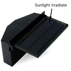 MUFF Car Solar Powered Fan,Small Air Conditioner Window Fans,Solar Powered Cooler Exhaust Fan (Black) -Smart Home Appliance Store 55507287 3