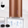 Klarstein Beretta, Island Extractor Hood, Ø 35 Cm, Exhaust / Circulating Air, 650m³ / H, LED, Copper -Smart Home Appliance Store 56581942 1