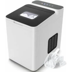 Countertop Ice Maker Portable Ice Cube Making Machine 15KG/24H Home Office Bar