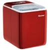 2.6L Portable Ice Machine W/ Ice Yield 20kg Per Day 8.5 Mins Per Cycle Self-Cleaning Home Bar Office Red -Smart Home Appliance Store 58681507 1