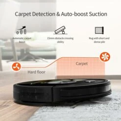 ULTENIC D5s Pro - Robot Vacuum Cleaner With Mop - 3000Pa Suction - Wi-Fi/Alexa/App Control -Smart Home Appliance Store 64109842 3