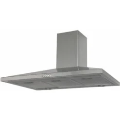 SIA CHL100SS 100cm Stainless Steel Chimney Cooker Hood Kitchen Extractor Fan