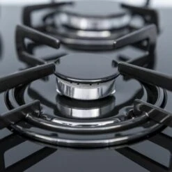SIA GHG713BL 70cm Black 5 Burner Gas On Glass Hob With Enamel Pan Stands & FFD -Smart Home Appliance Store 65334544 3