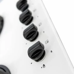 SIA GHG602WH 60cm White 4 Burner Gas On Glass Hob With Cast Iron Pan Stands -Smart Home Appliance Store 65334556 5