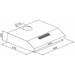 SIA VSR60BL 60cm Black Slim Visor Cooker Hood Kitchen Extractor Fan -Smart Home Appliance Store 65334600 4