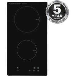 SIA INDH30BL 30cm Black Domino 2 Zone Touch Control Electric Induction Hob -Smart Home Appliance Store 65334602 5