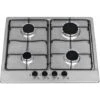 SIA SSG602SS 60cm Stainless Steel 4 Burner Gas Hob With Enamel Pan Stands